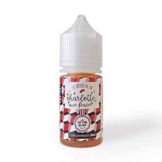 Concentré Charlotte aux Fraises 30ml Les Bêtises du Coq - Le Coq qui Vape (5 pièces)