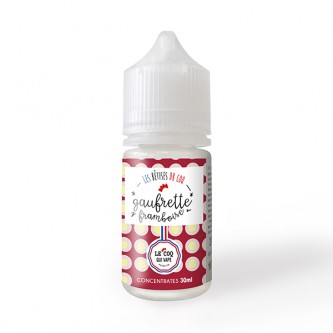 Concentré Gaufrette Framboise 30ml Les Bêtises du Coq - Le Coq qui Vape (5 pièces)