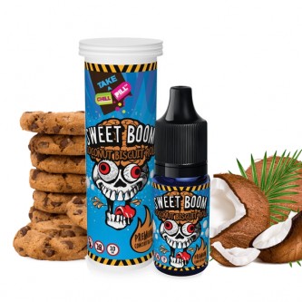 Concentré Sweet Boom - Coconut Biscuit 10ml - Chill Pill Concentré Sweet Boom - Coconut Biscuit 10ml - Chill Pill