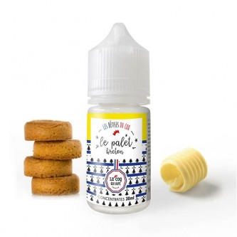 Concentré Le Palet Breton 30ml Les Bêtises du Coq - Le Coq qui Vape (5 pièces)