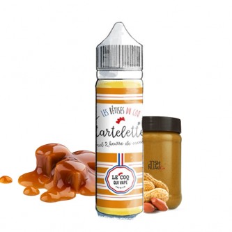 Tartelette Caramel Beurre de Cacahuète 50ml Les Bêtises du Coq - Le Coq qui Vape