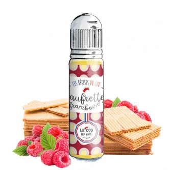 Gaufrette Framboise 50ml Les Bêtises du Coq - Le Coq qui Vape