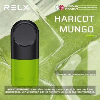 Pod Pro Haricot Mungo Glacé RELX (pack de 2) Pod Pro Haricot Mungo Glacé RELX (pack de 2)