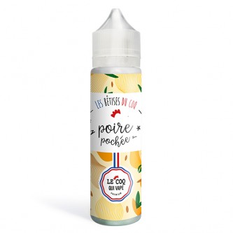 Poire Pochée 50ml Les Bêtises du Coq - Le Coq qui Vape Poire Pochée 50ml Les Bêtises du Coq - Le Coq qui Vape