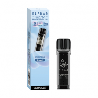 Pod pré-rempli Myrtille 2ml Elfa Pro - ElfBar (pack de 2) Pod pré-rempli Myrtille 2ml Elfa Pro - ElfBar (pack de 2)