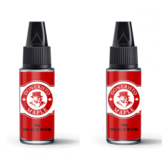 Don Cristo Maple Sel de Nicotine 10ml - PGVG Labs (pack de 10) Don Cristo Maple Sel de Nicotine 10ml - PGVG Labs (pack de 10)